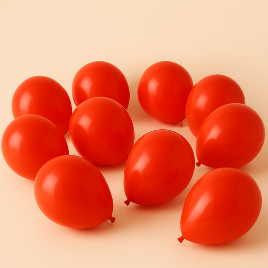 Baloane din latex roșii 26 cm - set de 100 bucăți