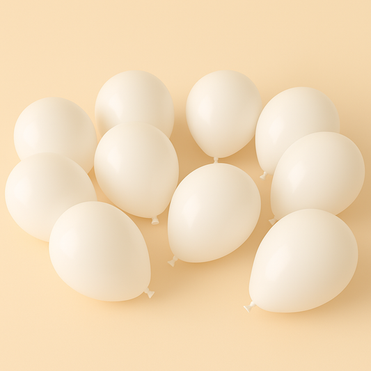 Baloane din latex albe 26 cm - set de 100 bucăți