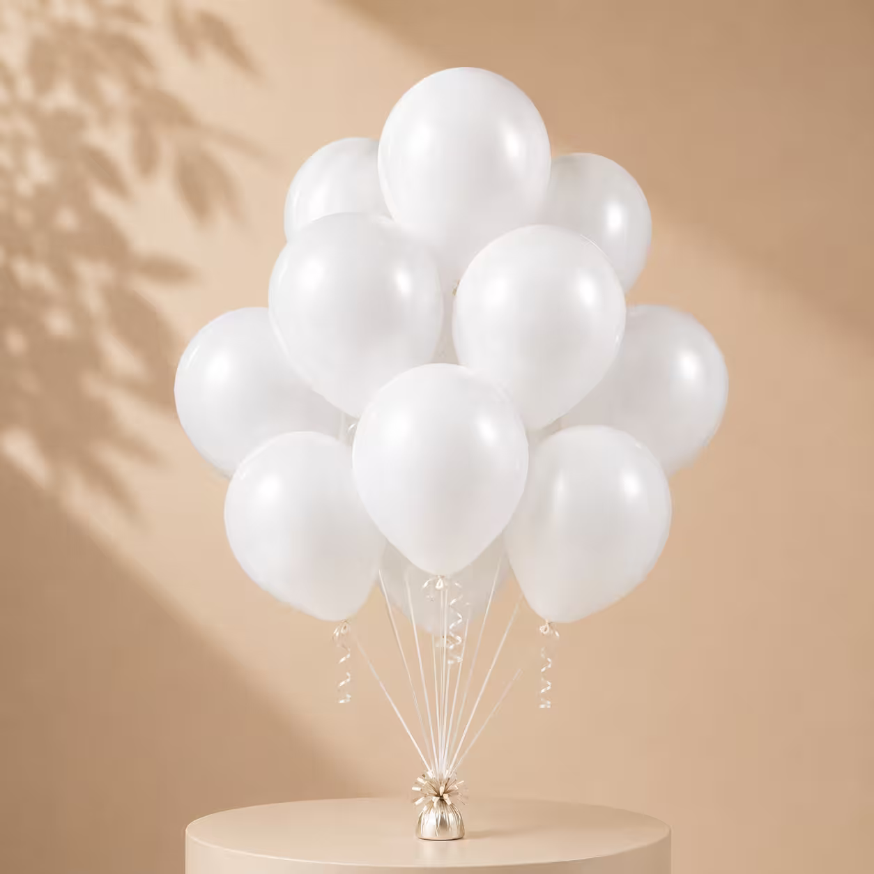 Set de baloane albe din latex – 100 bucăți