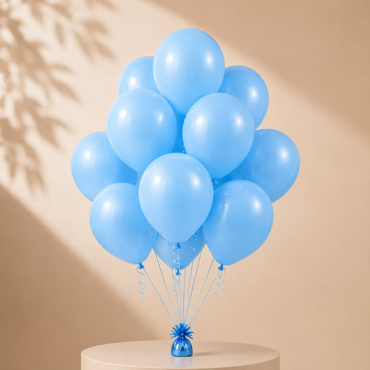 Set de baloane albastru deschis din latex – 100 bucăți