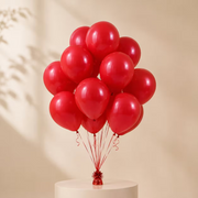 Set de baloane din latex roșu pentru petrecere