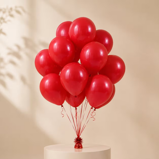 Set de baloane roșii din latex – 100 bucăți